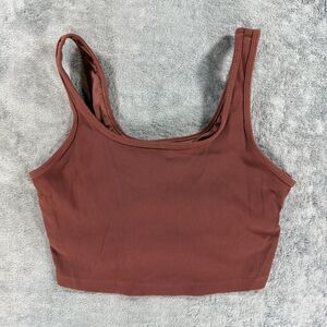 Aerie Offline Ribbed Square Neck Longline Sports Bra Medium Support